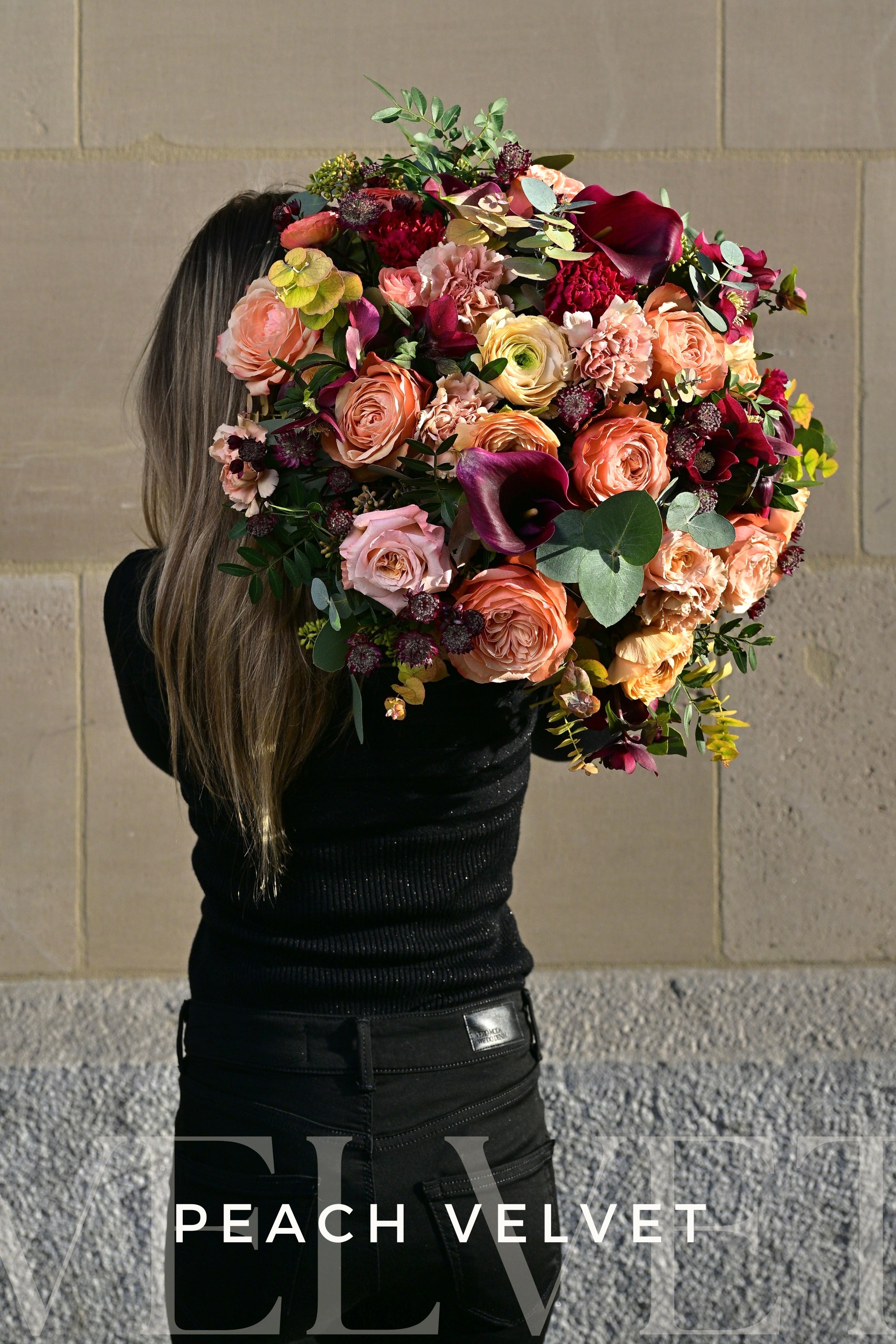 Peach Velvet Bouquet